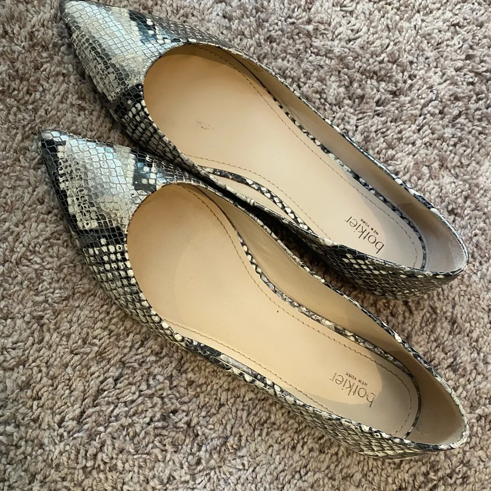 Snakeskin flats - Picture 4 of 6